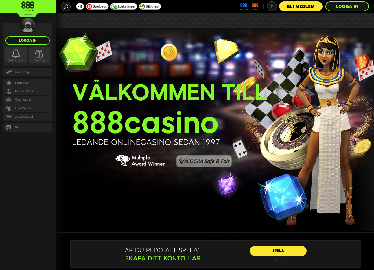 888casino startsida