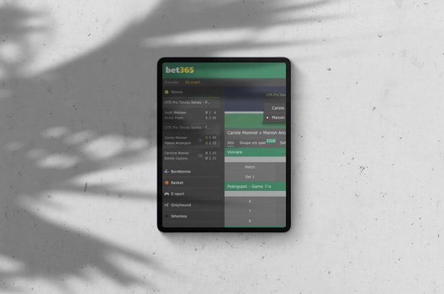 Betttingsidor bast utbud tennis