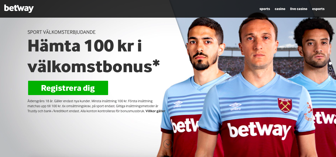 Betway betting bonus
