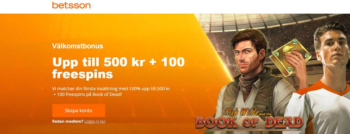 Skapa ditt Betsson konto
