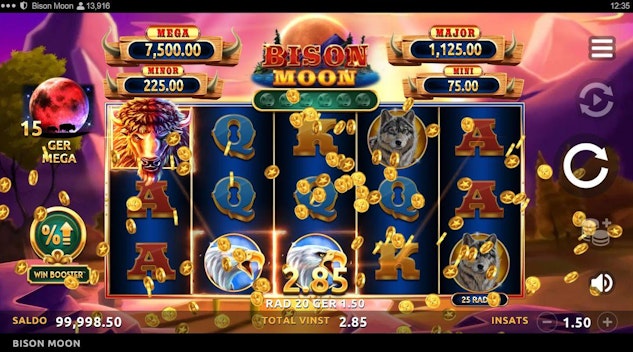 Bison moon slot natcasino