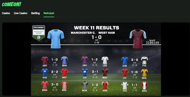 Comeon sportsbook bettingsidor