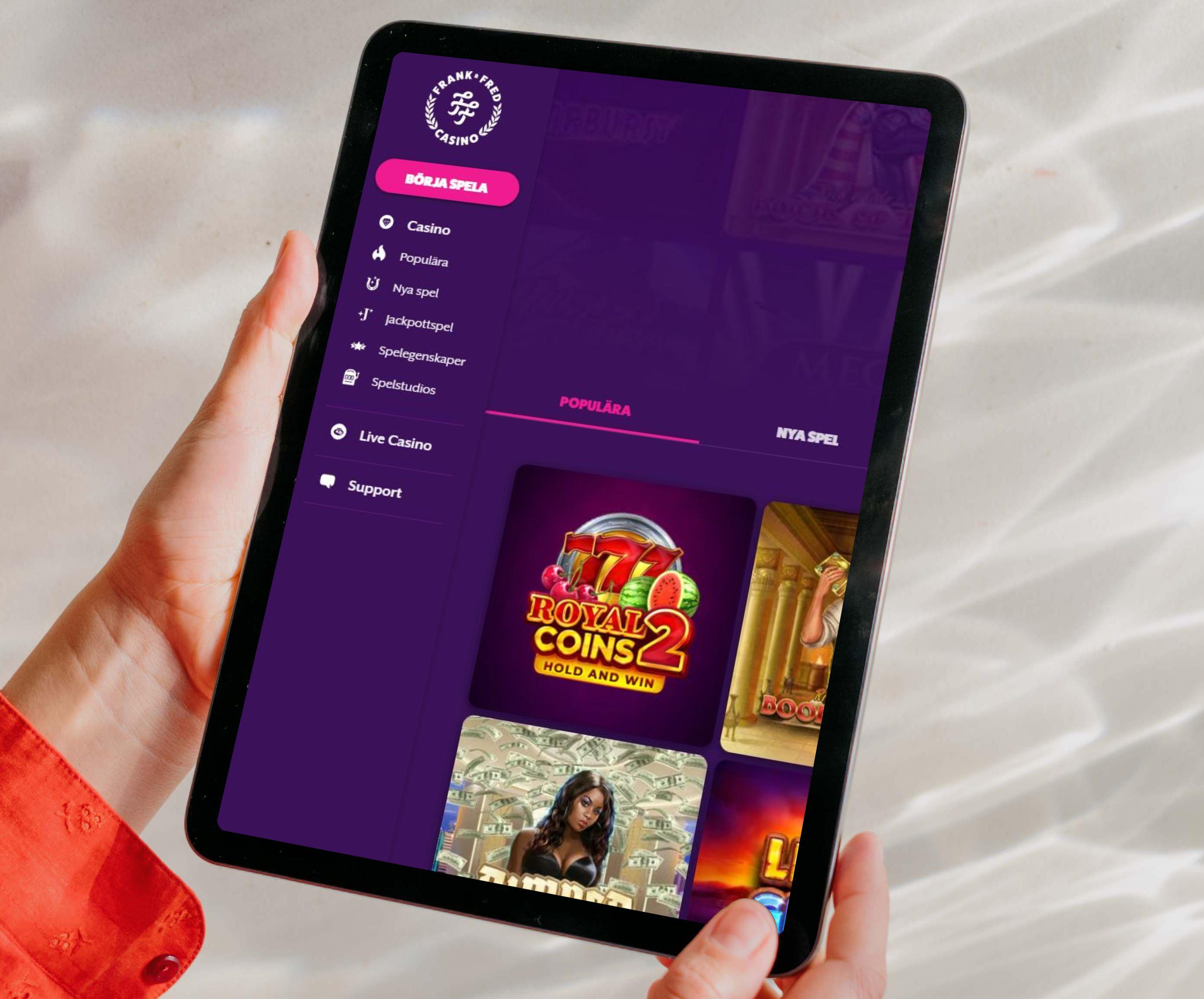 Frank & Fred fungerar även utmärkt med iPad