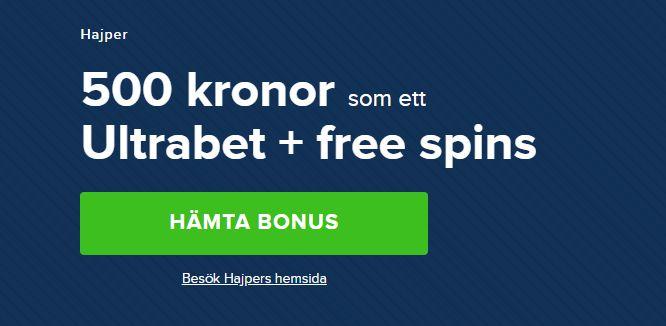 Klicka på "Hämta bonus"-knappen