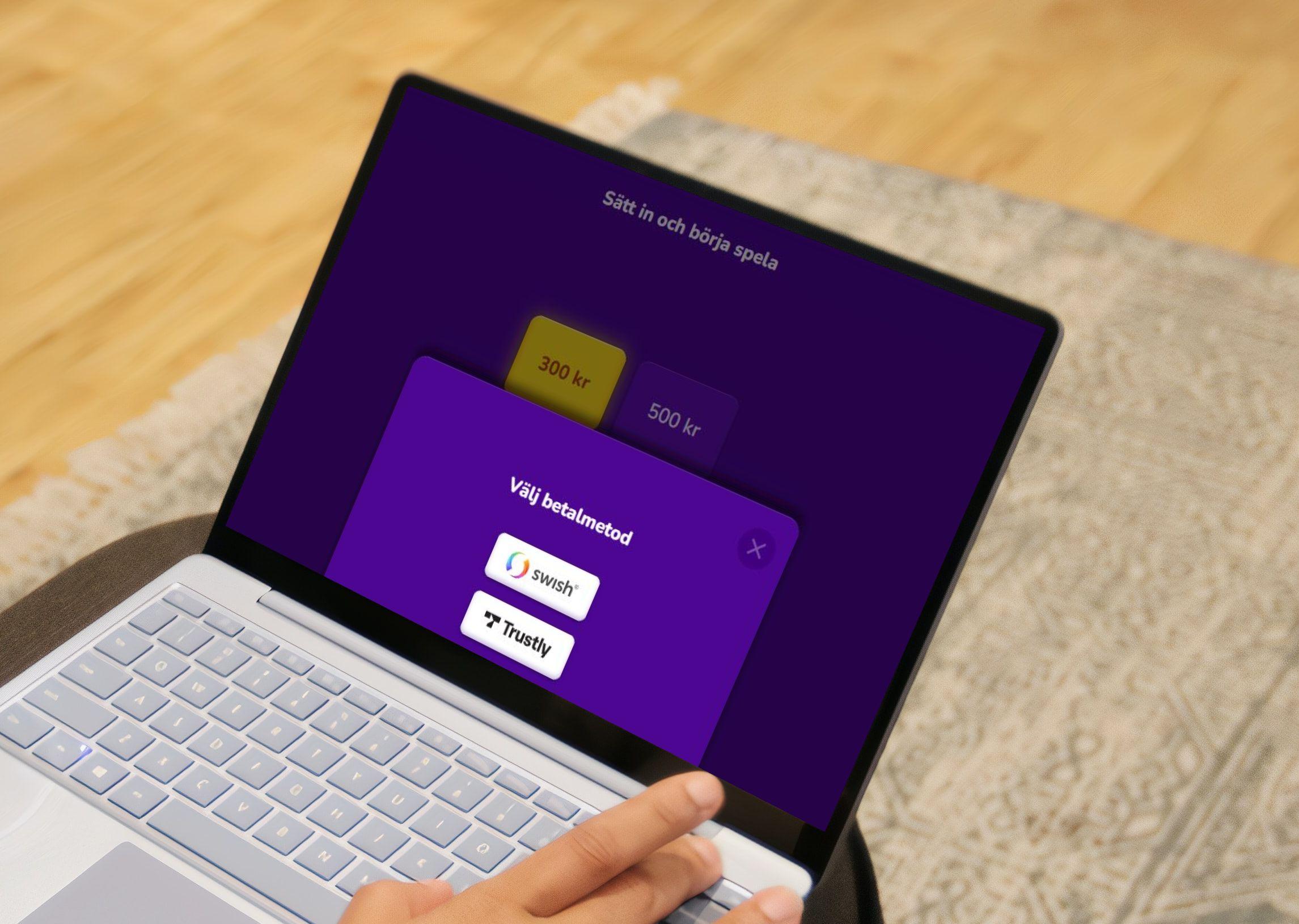 Happy Casino har numera både Swish och Trustly