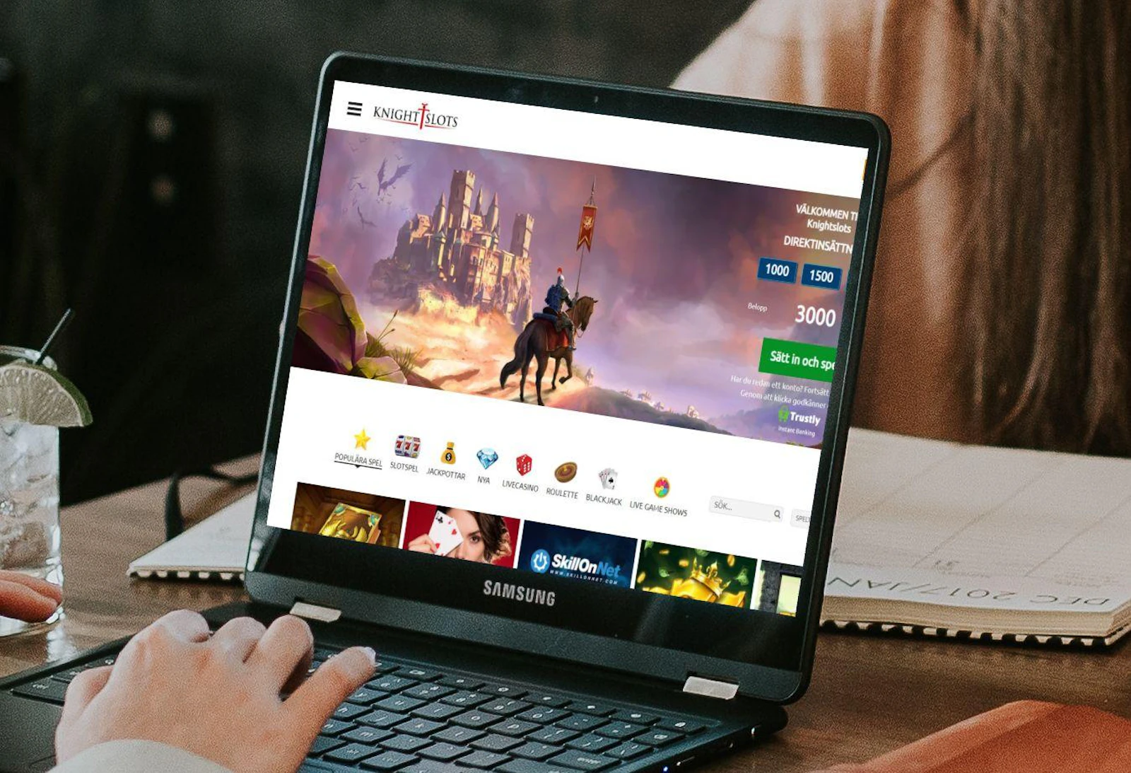 Datorversionen av KnightSlots