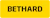 Bethard logo yellow bg