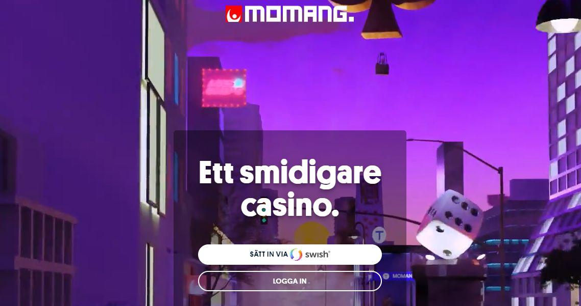 Nya Momang Casino satsar på casino utan konto