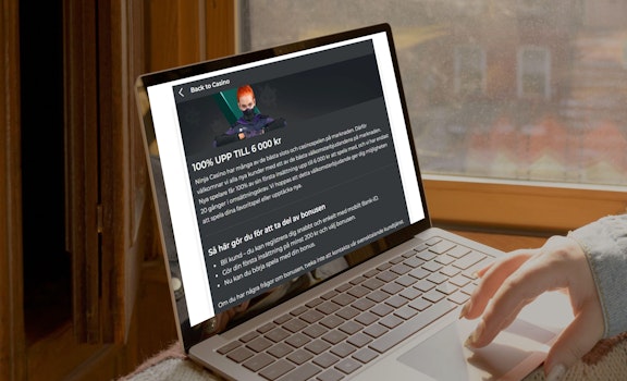 Ninja casino bonus 6000 kronor