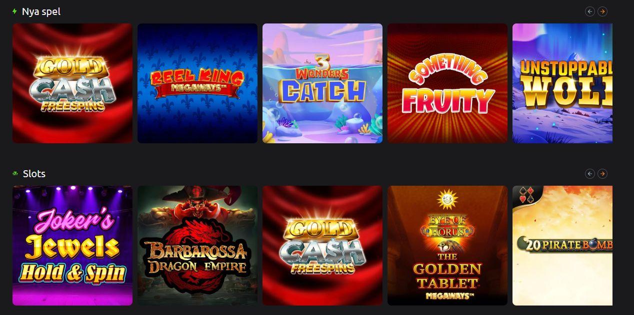 De senaste nya spelen