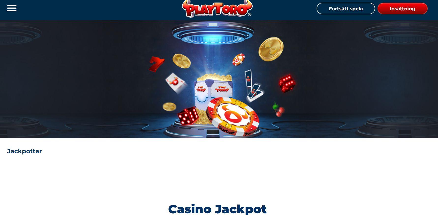 Många jackpots hos PlayToro