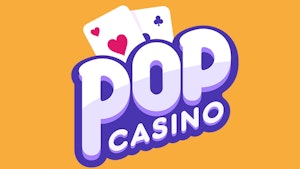 Popcasino logo background ny