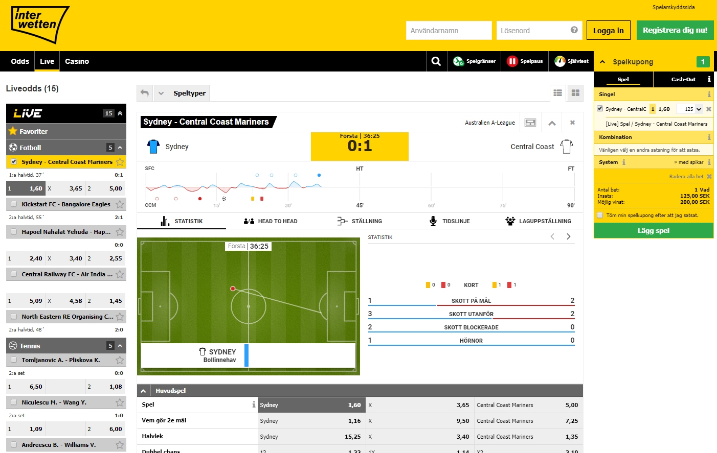 Interwetten Liveodds