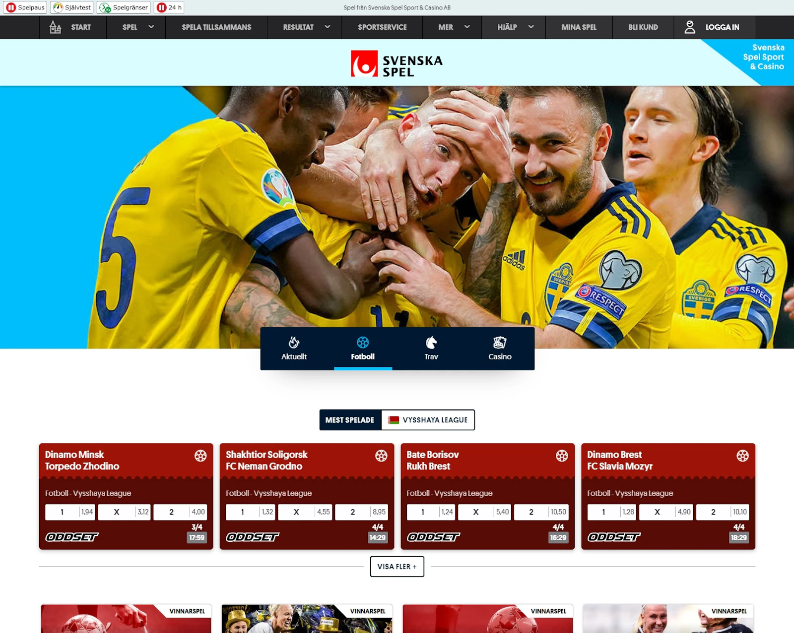 Svenskapspel Odds