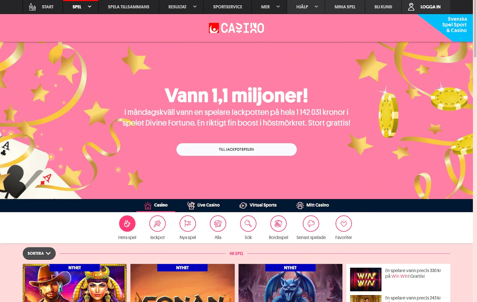 Svenskaspel Casino