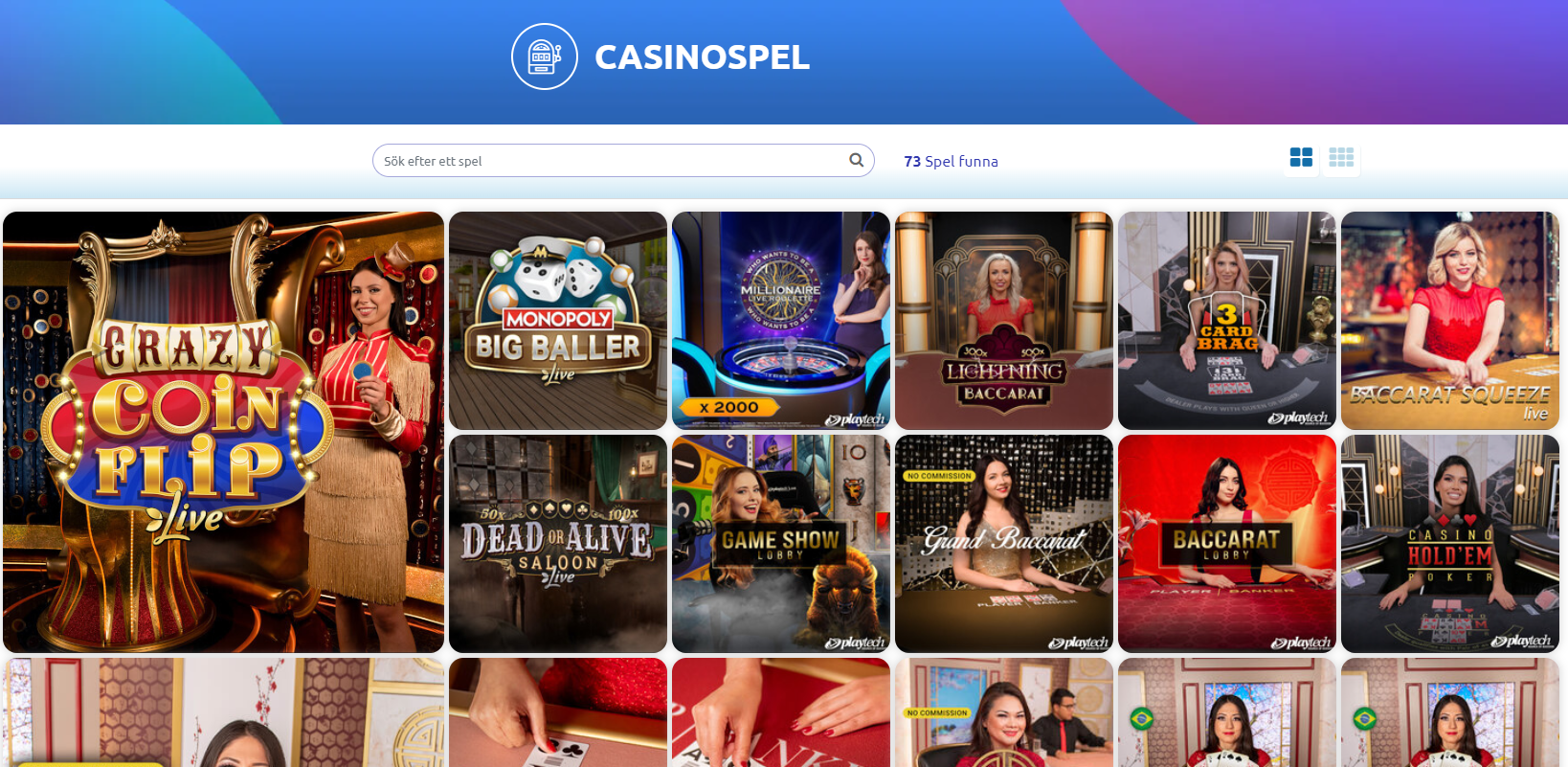 SlotStars livecasino