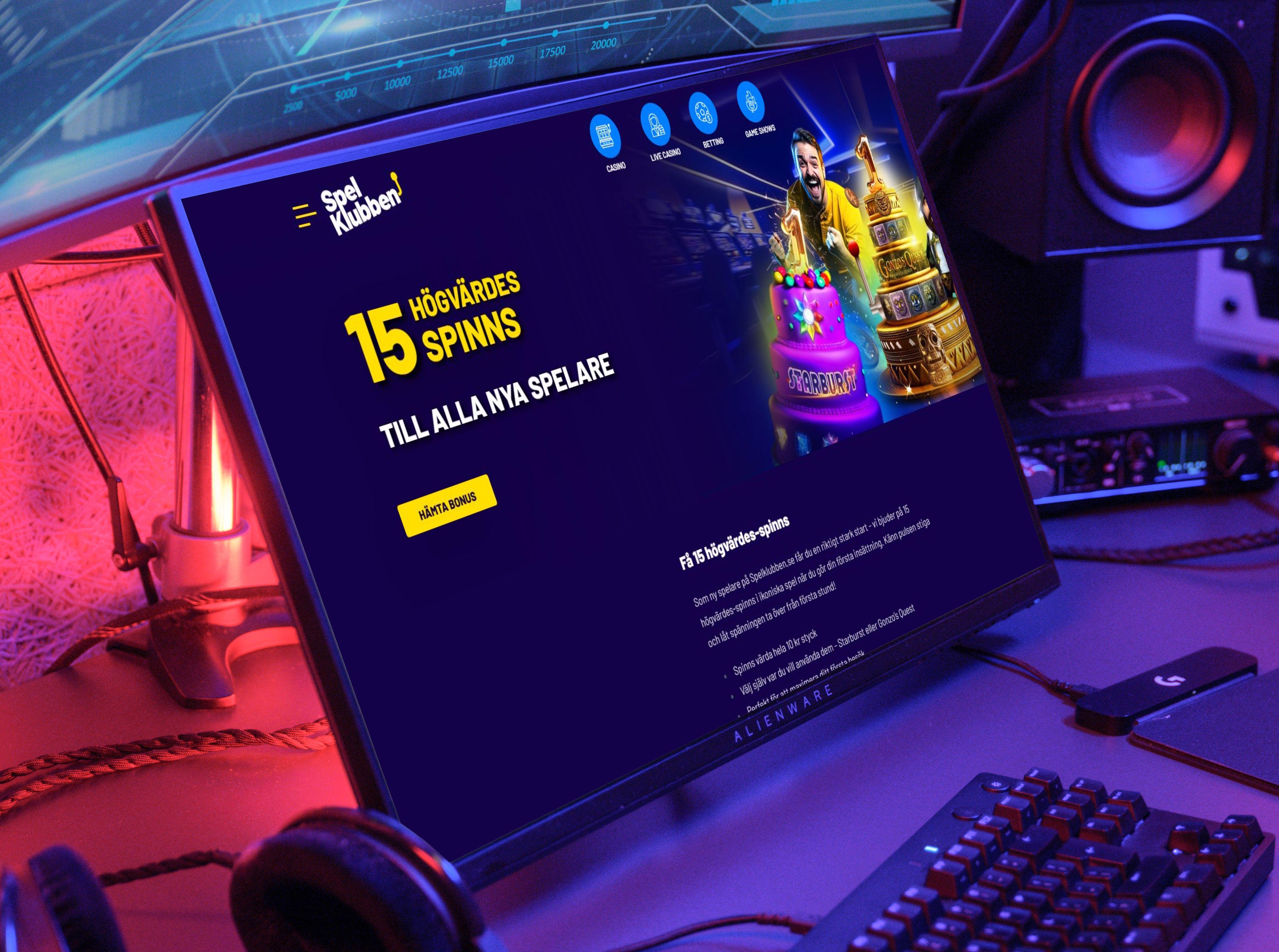 Spelklubben 15 freespins