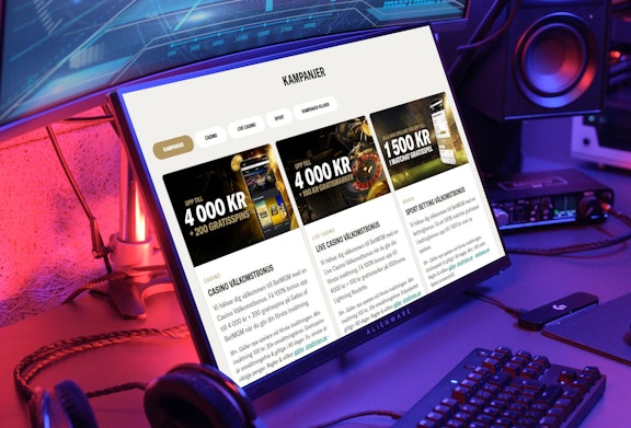 Valkomstbonus hos betmgm