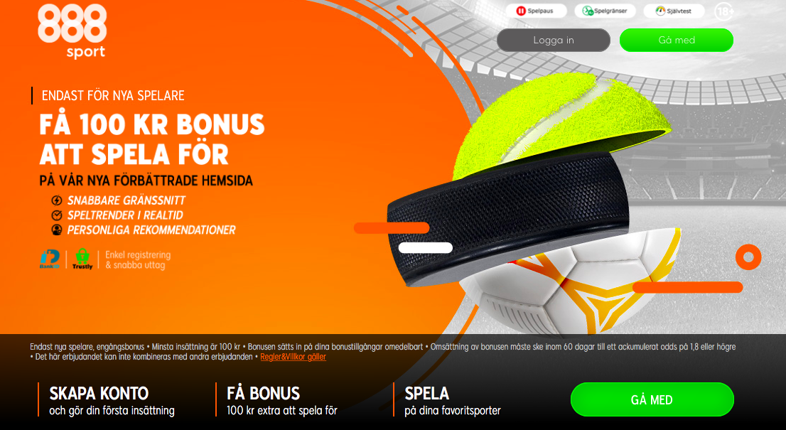 Gå med hos 888sport