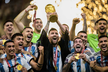 Messi Argentina under Fotbolls VM 2022