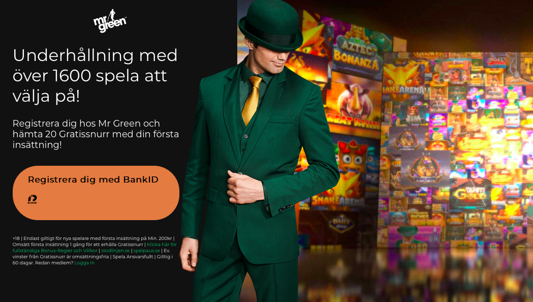Registrera med Bank ID