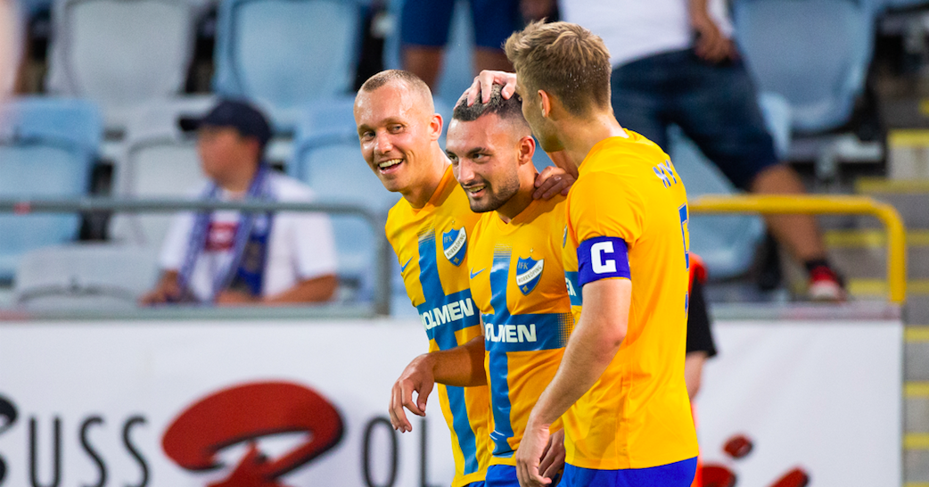 Haksabanovic målskytt när Peking vann första mötet mot FK Liepaja