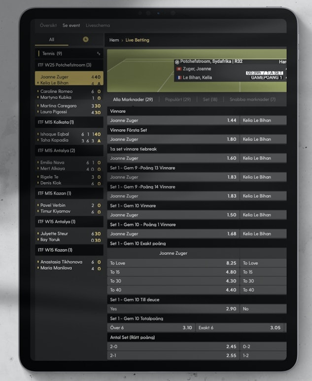 Bäst livebetting bettingsidor