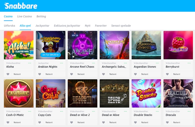 Snabbare casino online