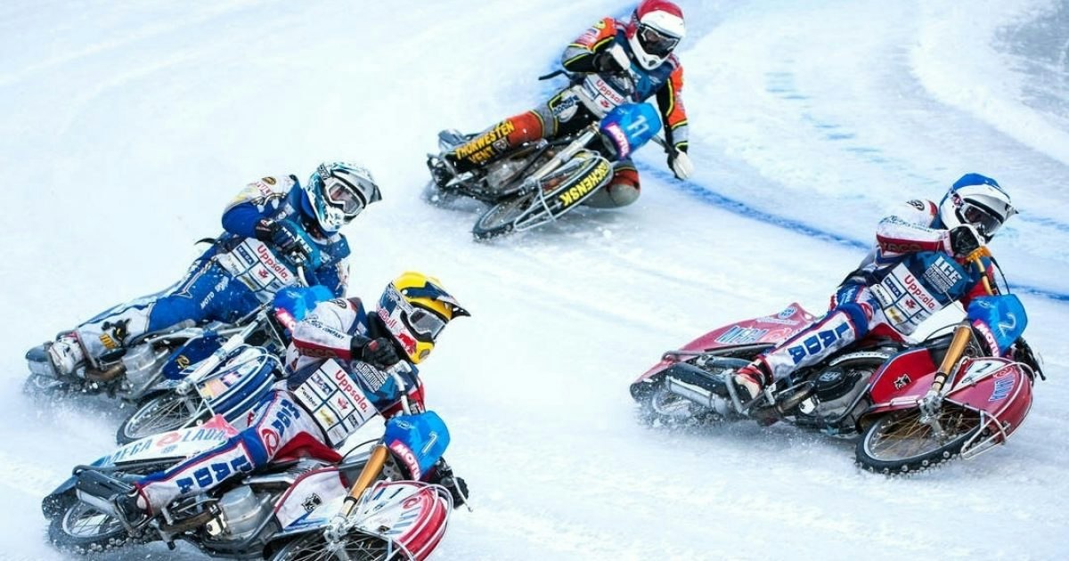 Ice Speed Racing Ice Speedway Sweden - Rundbana win Round 3