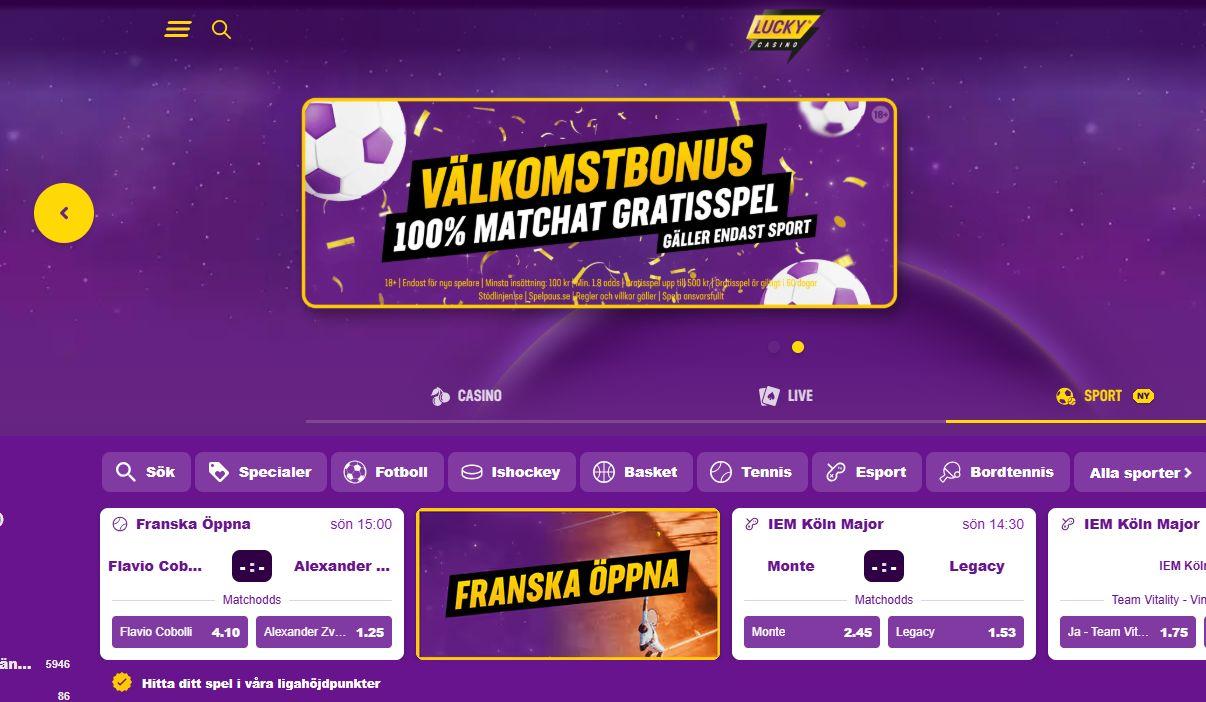 Gratisspel lucky sports betting