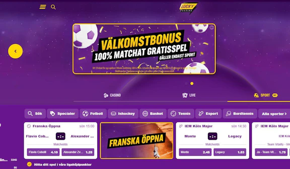 Gratisspel lucky sports betting