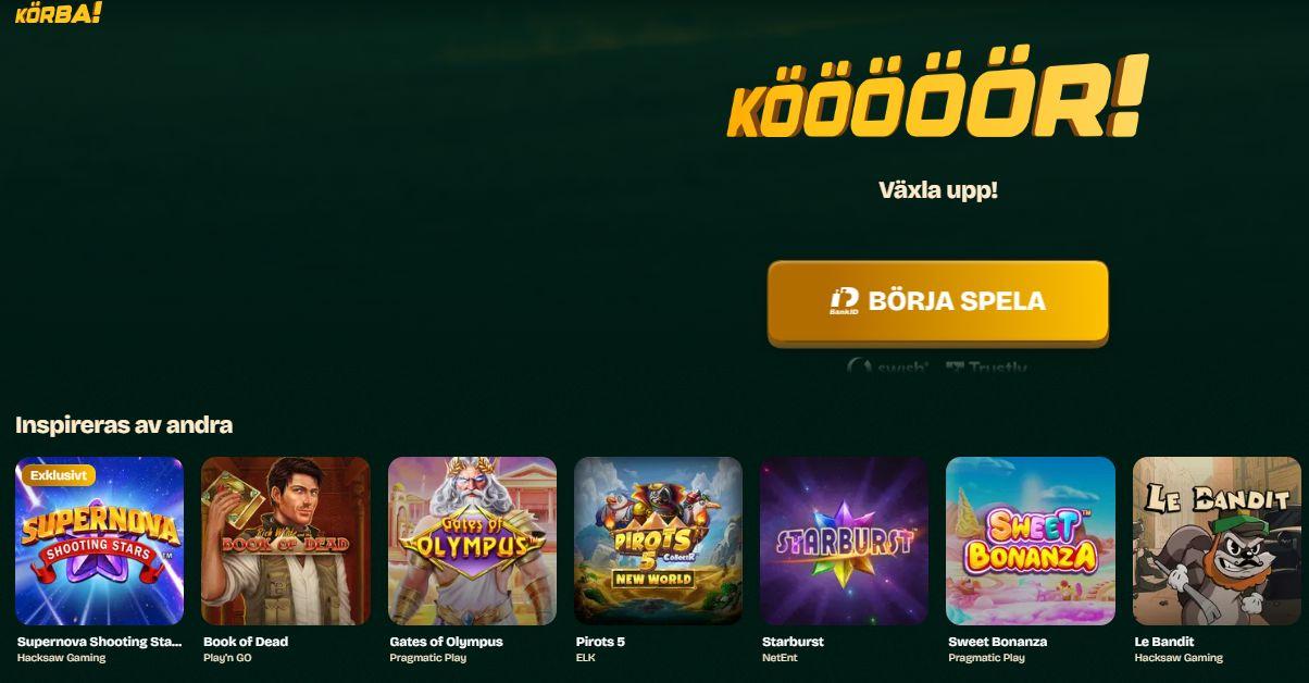 Korba nytt casino signerat paf