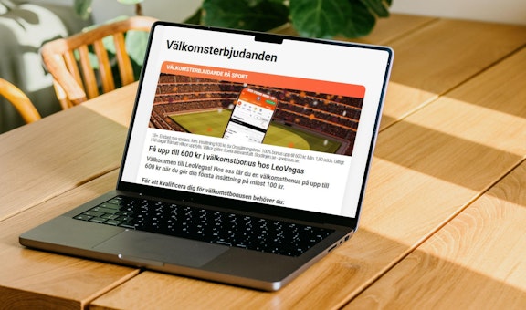 Leovegas bettingbonus upp till 600 kronor
