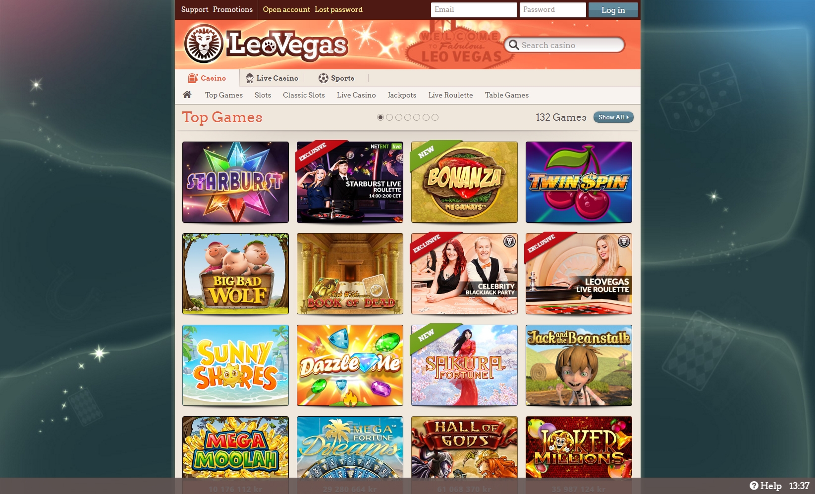 Leovegas casino