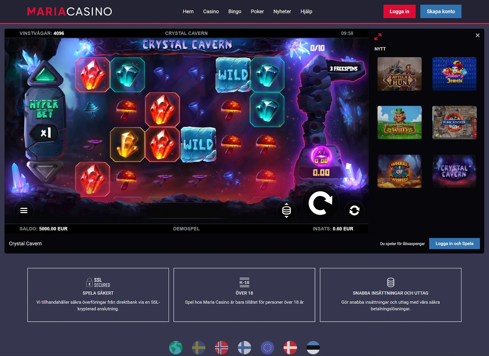 Maria casino spel