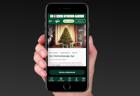 Mr green julbonus betting och casino 2025