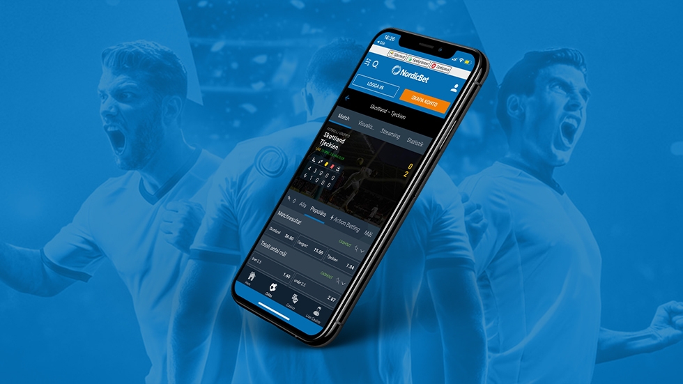 Nordicbet Mobil - så använder du Nordicbet med Mobilen