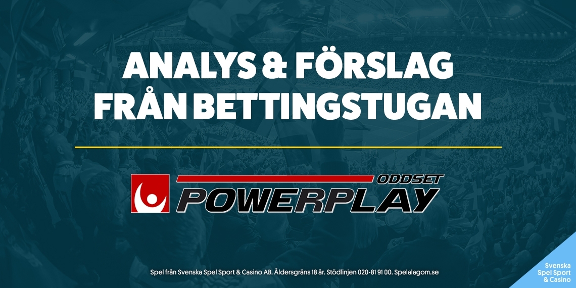 Lördagens Powerplay-kupong