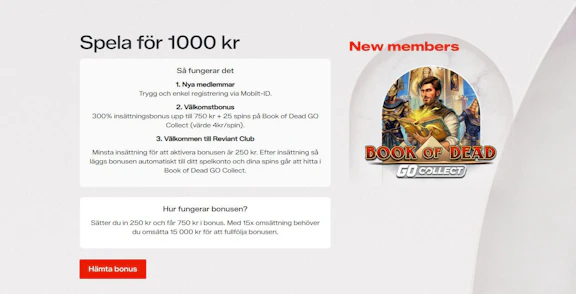 Reviant casino har svensk licens for casino och betting