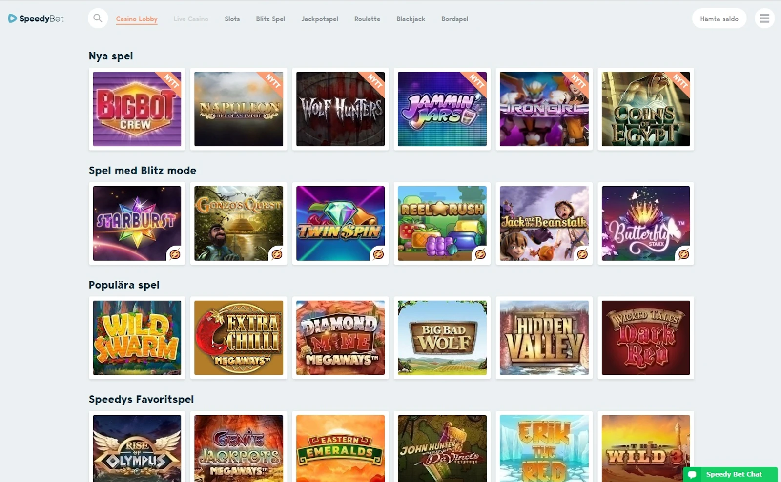 Speedybet casino