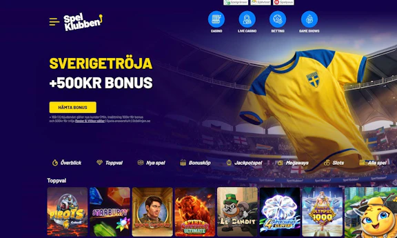 Spelklubbens nya bonus for fotbolls vm