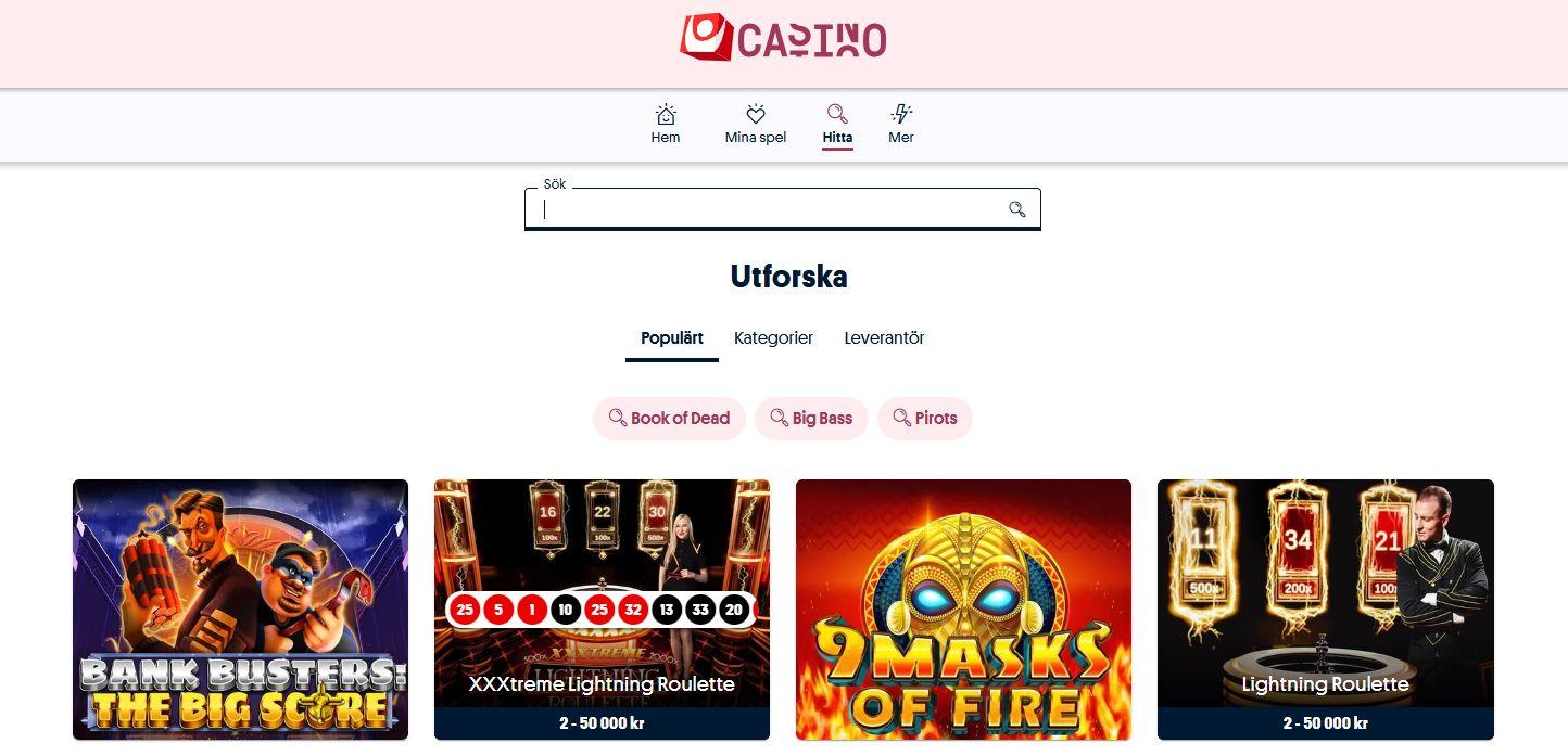 Den smidiga sökfunktionen