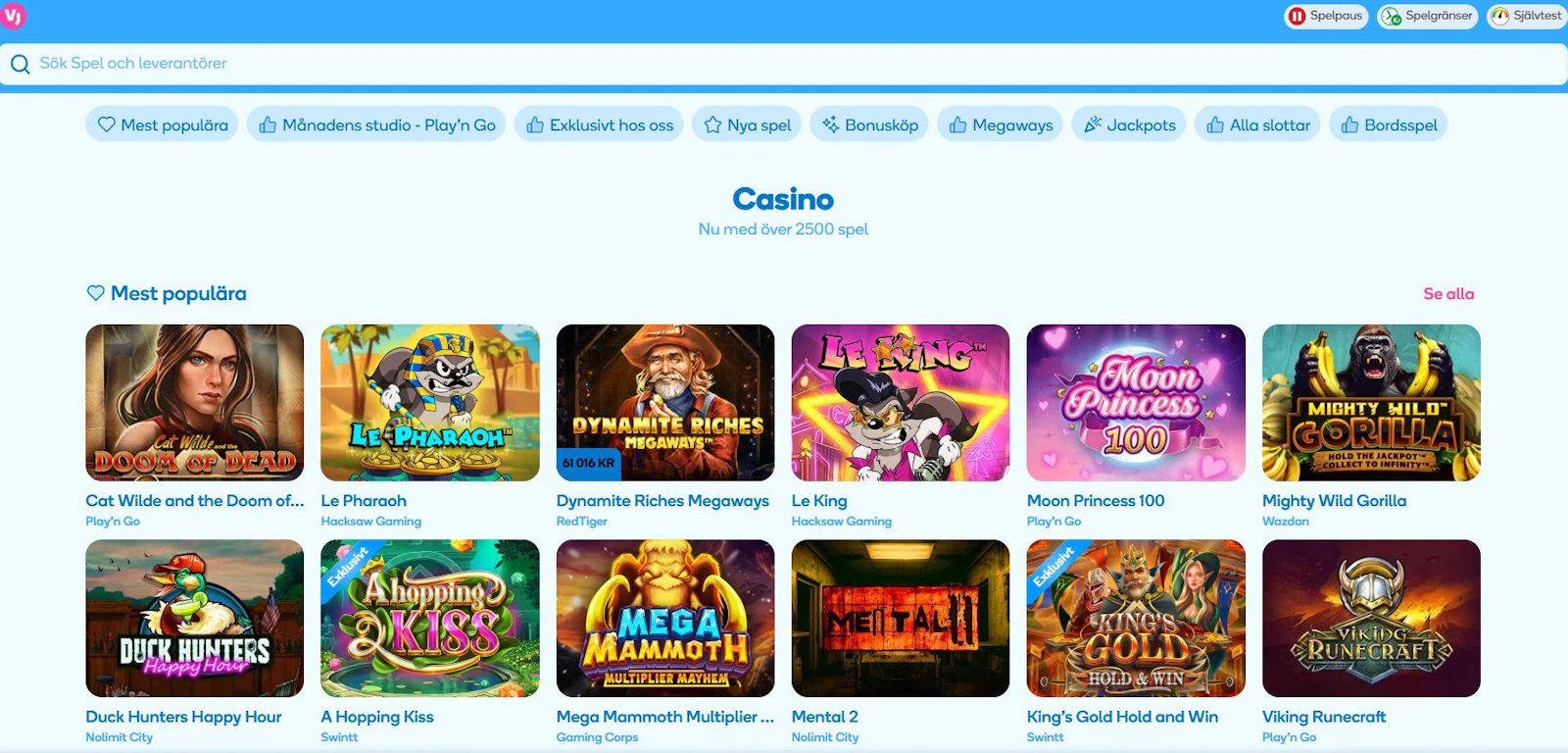 Det högklassiga casinot