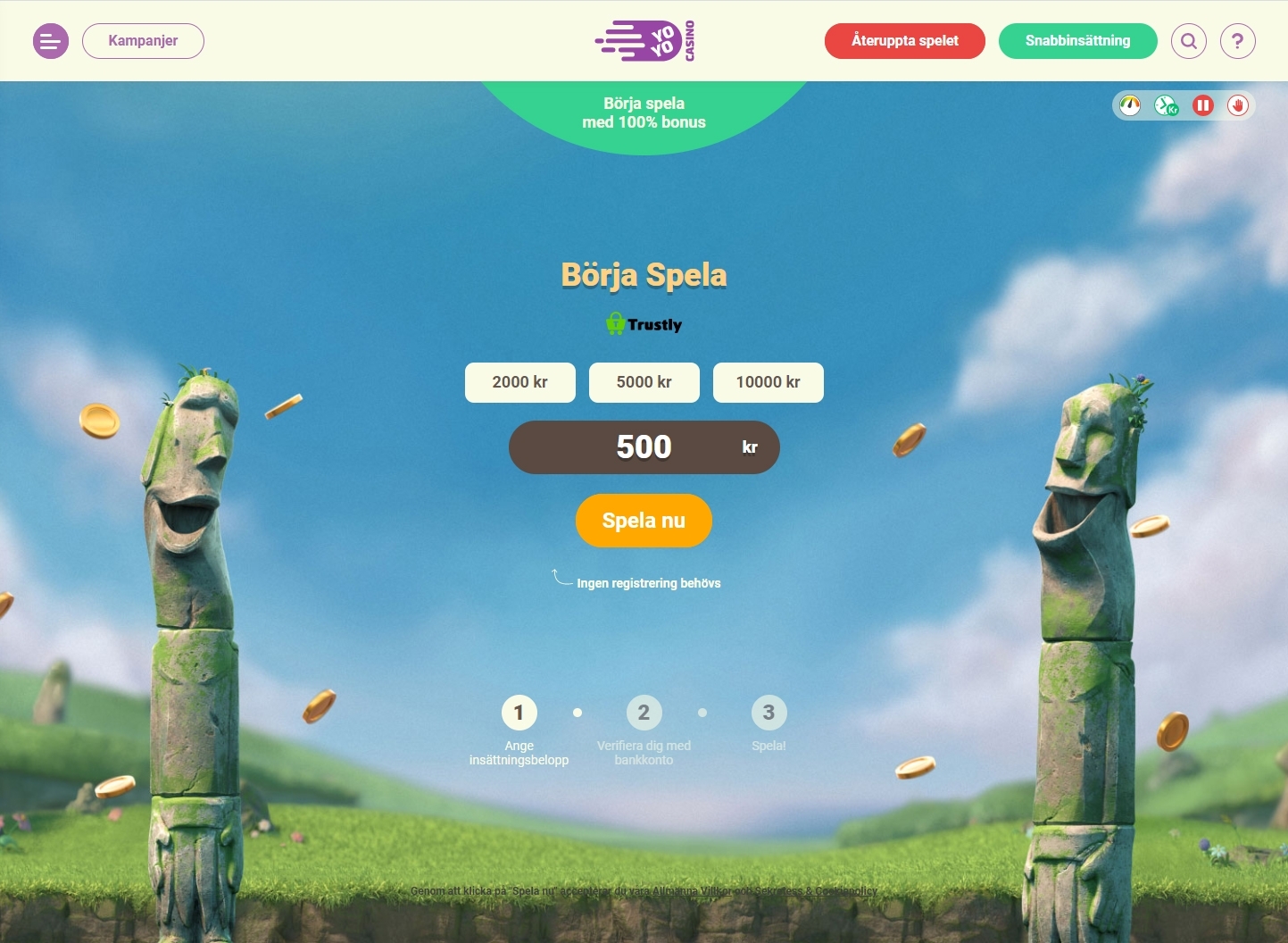 Yoyocasino insattning se