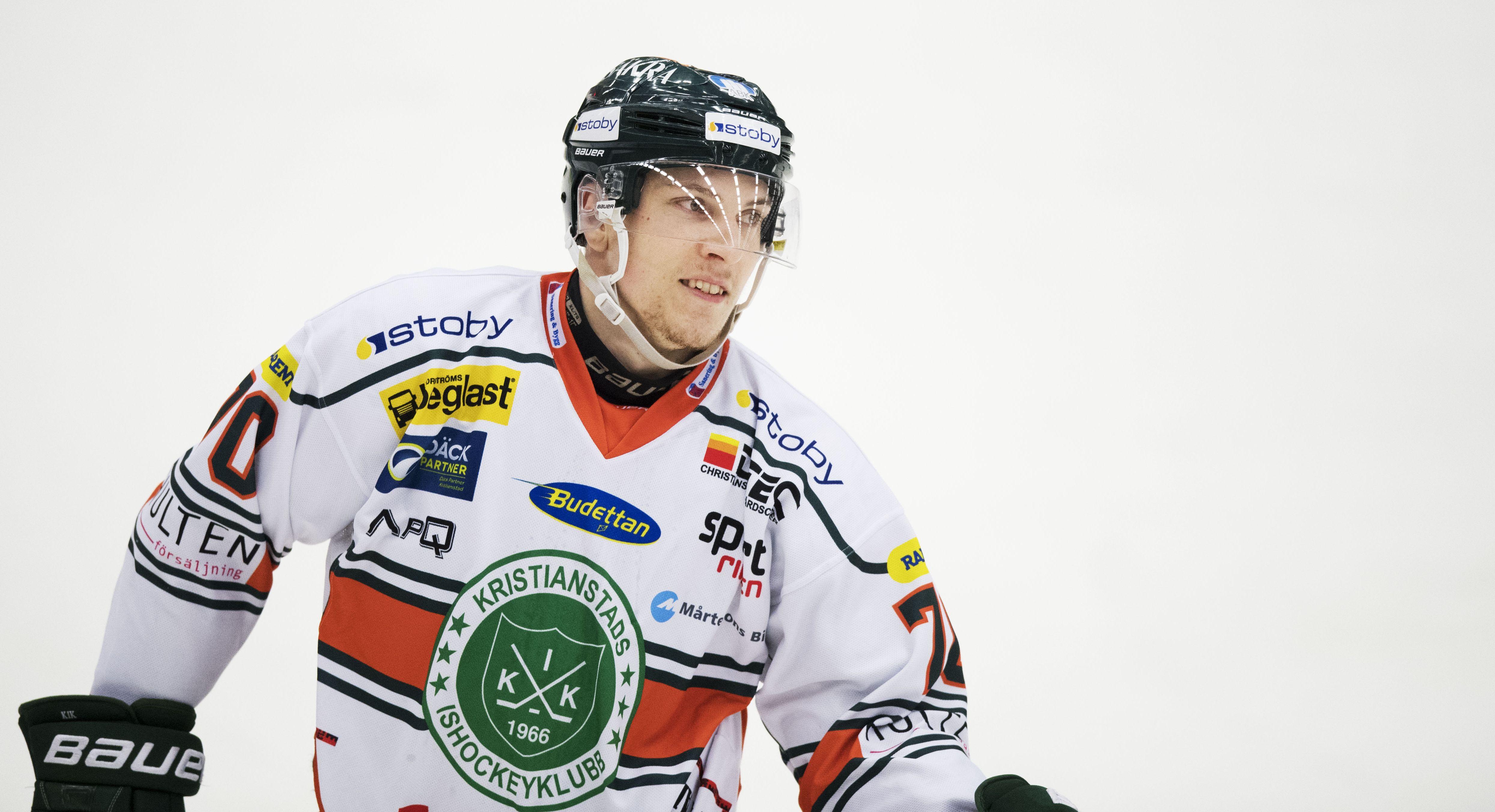 Acke Ringström är högaktuell för spel i HockeyAllsvenskan