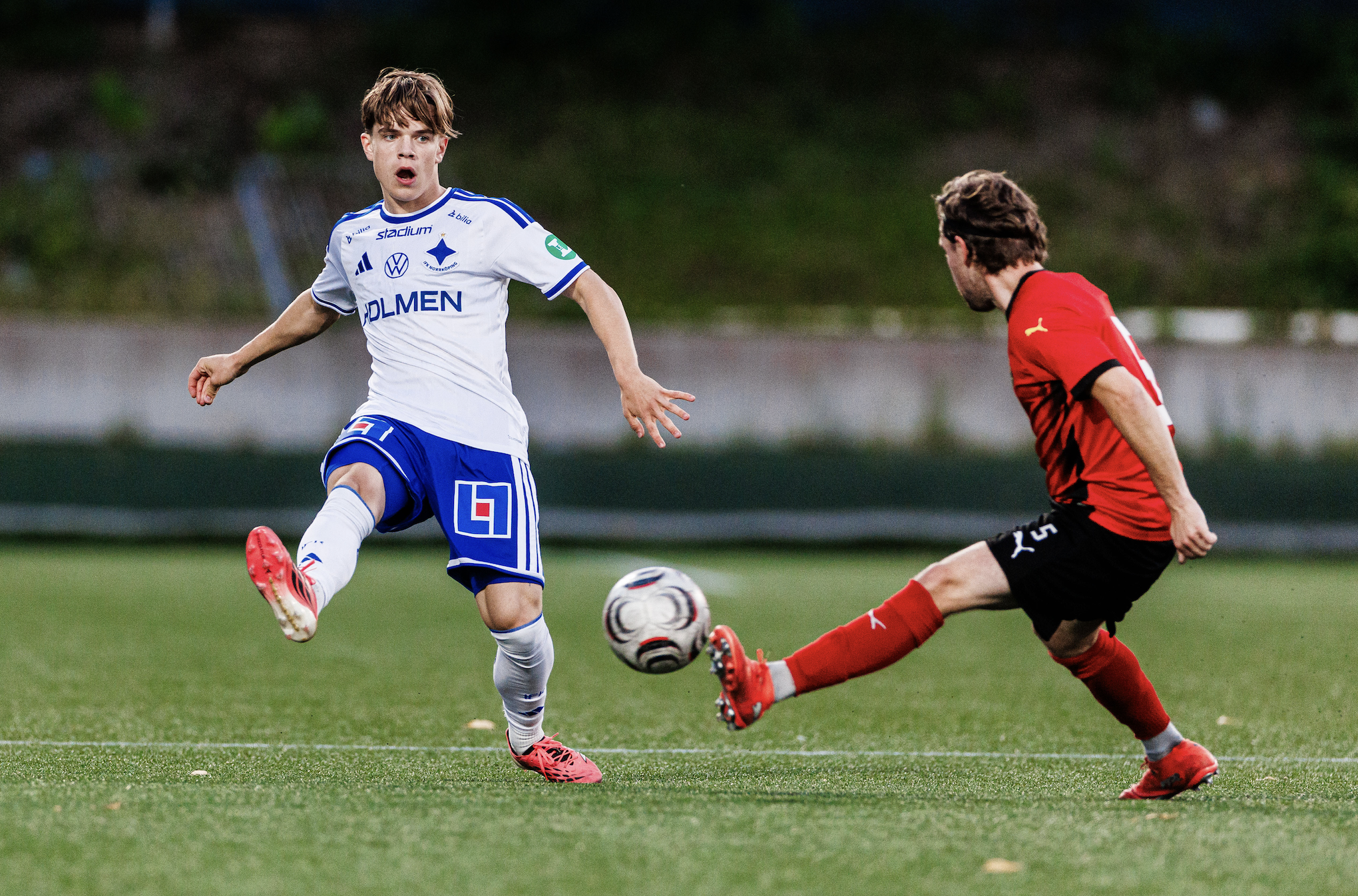 Algot Hjelm i IFK Norrkoping trojan Foto Kenta Jonsson