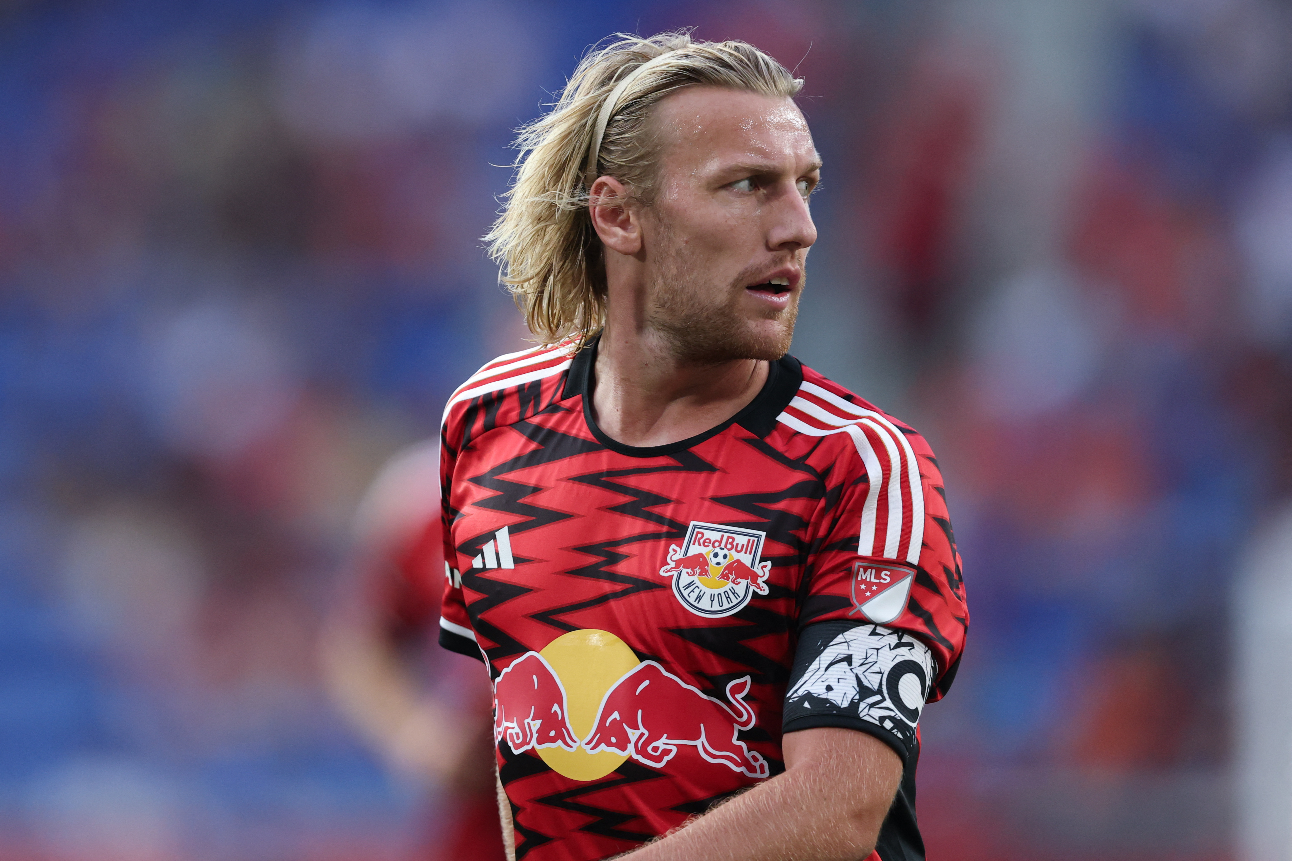 Emil Forsberg tränar med Gais