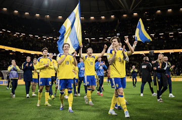Besfort Zeneli Mattias Svanberg Benjamin Nygren and Victor Nilsson Lindelof