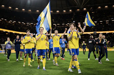 Besfort Zeneli Mattias Svanberg Benjamin Nygren and Victor Nilsson Lindelof