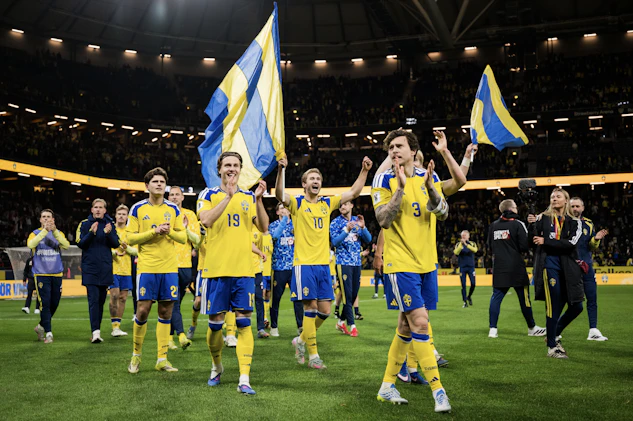 Besfort Zeneli Mattias Svanberg Benjamin Nygren and Victor Nilsson Lindelof
